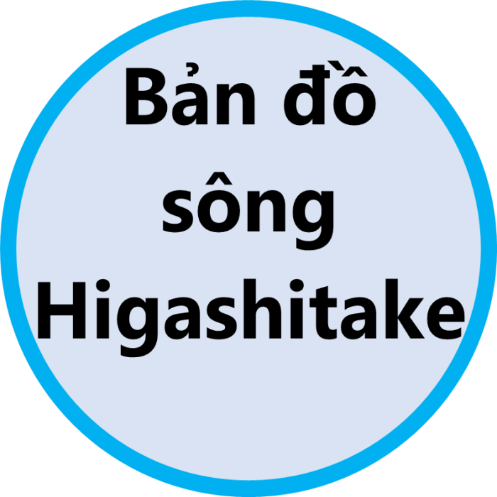 Bản đồ sông Higashitake