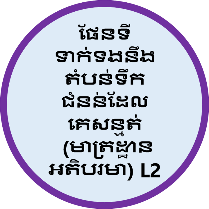 ផែនទីទាក់ទងនឹងតំបន់ទឹកជំនន់ដែលគេសន្មត់ (មាត្រដ្ឋានអតិបរមា) L2