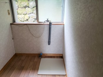 洗濯機置き場、脱衣所