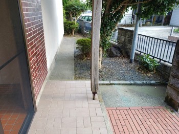 玄関横
