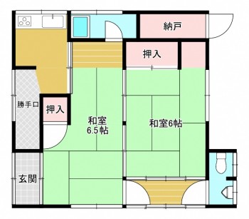 間取り（略図のため、現況優先とします）