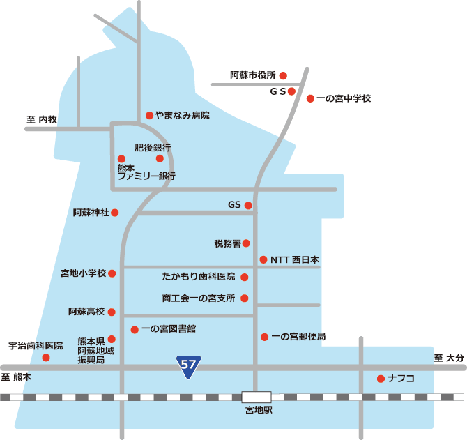 一の宮町宮地22条区域図