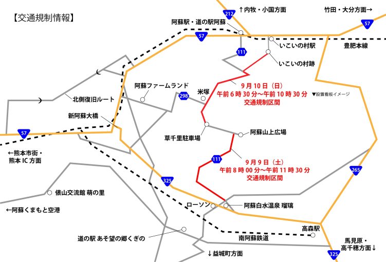 通行止め図