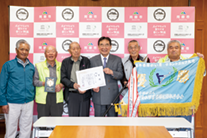 優勝したBチームの皆さん