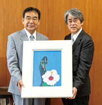 絵画と野中哲照さん