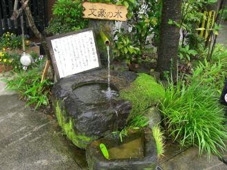 市内各所に湧水があり、自由に水が汲めます
