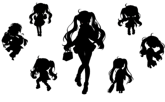 阿蘇ほむら新ビジュアルシルエット