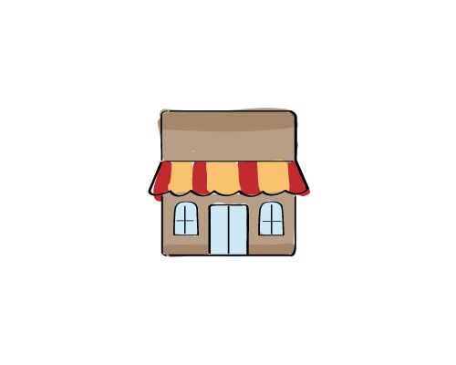 飲食店のイラスト